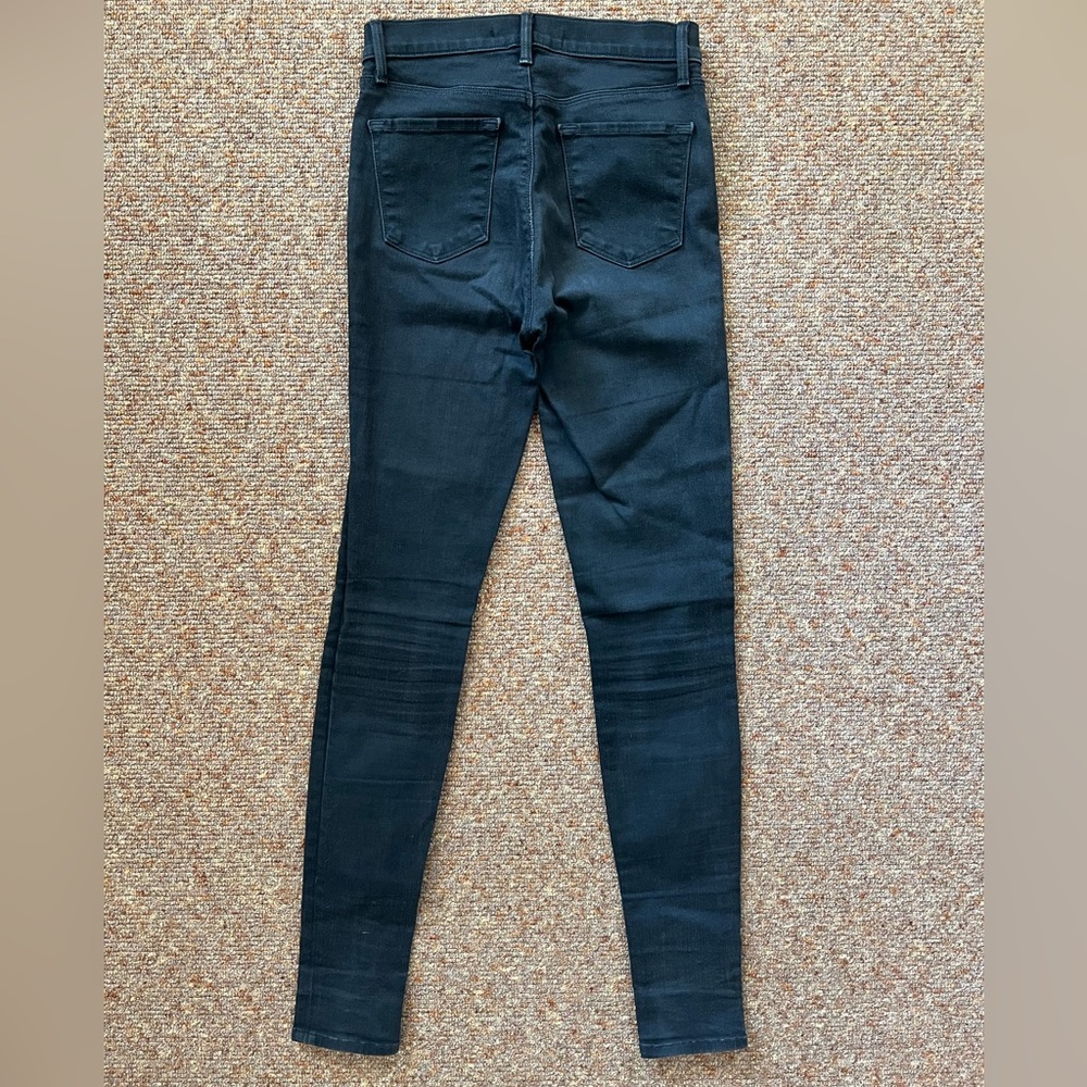 J Brand Maria High-Rise Stretch Skinny Jeans in Vanity Black EUC - Picture 6 of 12